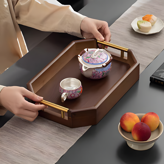 Wooden Tray Set 3 Pcs